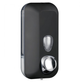 Диспенсер для мыла Nofer 3011 Black (500мл, пластиковый, черный)