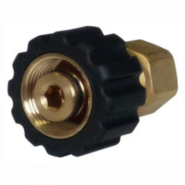 Переходник М22х1.5г-3/8"г  (400бар, лат/пласт) R+M