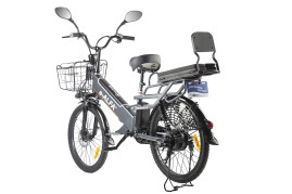 Электровелосипед GREEN CITY e-ALFA GL (темно-серый)
