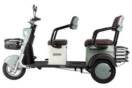 Трицикл электрический Rutrike Gelbert Beta (48/60V, 800W, черный) (0000256-3028)