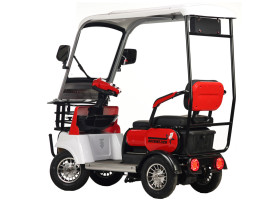 Трицикл электрический Rutrike Лич (синий)