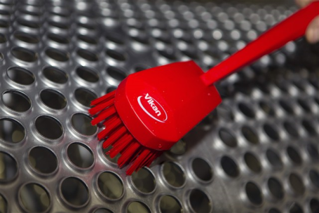 Щетка с длинной ручкой Vikan (415мм, красный)