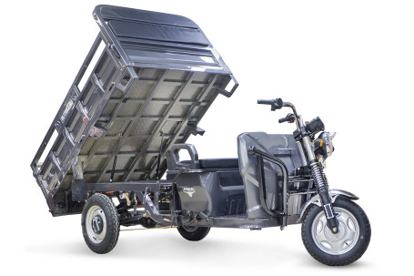 Трицикл электрический Rutrike D4 NEXT II 60V1500W (серый)