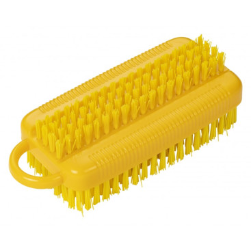 Щетка для ногтей Haug Bursten (110х32х50мм, жесткий/средний, желтый)