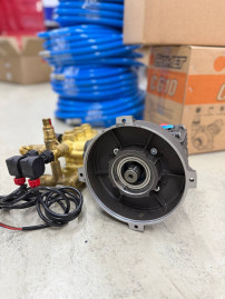 Насос высокого давления Comet RWS 3535S (240бар, 14л/мин, датчики, регулятор, манометр)