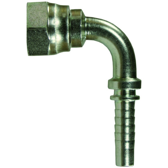 Фитинг высокого давления BSP (DN06, 3/8г, 90град, оцинк) R+M