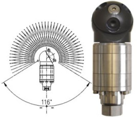 Насадка для мойки емкостей PA A42-R2 (160бар, 20л/мин, гидропривод)