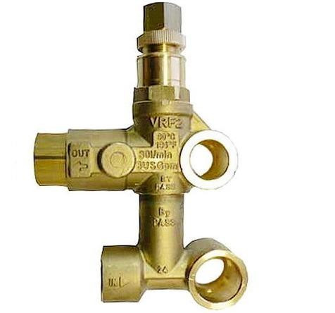 Регулятор давления Portotecnica  VRF2 (220бар, 30л/мин, 1/2&quot;г-3/8&quot;г, X:4.5, Y:55)