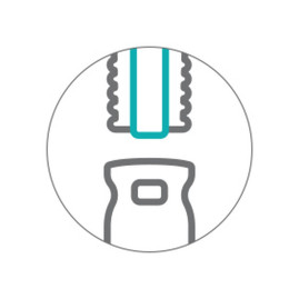 Сгон для окон TTS (45см, фиксир, нерж, резинка)