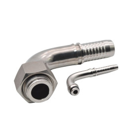 Фитинг высокого давления DKO-S (DN08, М22х1.5г, 90гр, оцинк) Robin