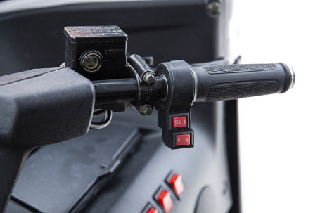 Трицикл электрический Rutrike Рикша NEW 60V1800W (черно-белый)