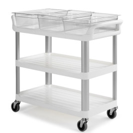 Тележка TTS Shelf 3700W (3 полки, серый)