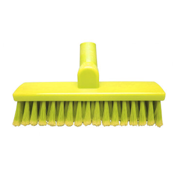 Щётка моющая FBK (с подводом воды, 300х60мм, желтый)