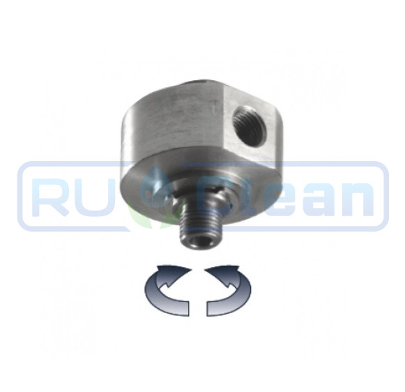 Переходник поворотный Mecline (90°, 280бар, 1/4ш-3/8г, EPDM)