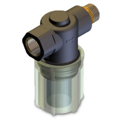 Фильтр для воды F5 (150мкм, 1"г-ш, с отстойником) PA