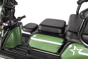 Трицикл электрический Rutrike Пилот (зеленый)