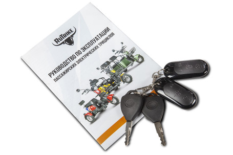 Трицикл электрический Rutrike Пилот (серый)