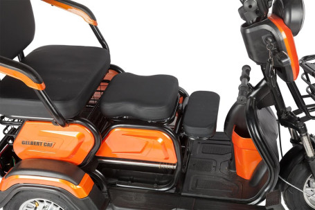 Трицикл электрический Rutrike Gelbert Caf (48/60V, 600W, синий) (0000131-3036)