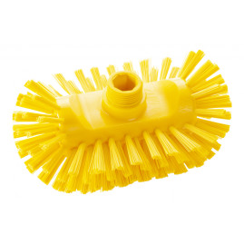 Щетка овальная Haug Bursten (200х125х105мм, жесткий, желтый)