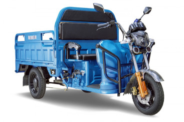 Трицикл электрический Rutrike Дукат 1500 60V1000W (синий)
