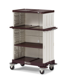 Тележка TTS MagicArt 25 Safety (без дверей, открытая, база бордо)