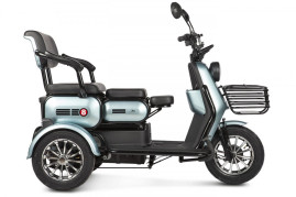 Трицикл электрический Rutrike Патрон (голубой)