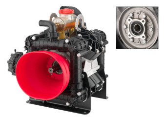 Мембранный насос AR 380 BP C/F (BlueFlex, 20 бар, 367.7 л/мин, ВОМ 1"⅜-полый вал 32 мм)