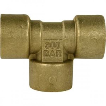 Тройник 3/8&quot;г-3/8&quot;г-3/8&quot;г (350бар, лат) R+M