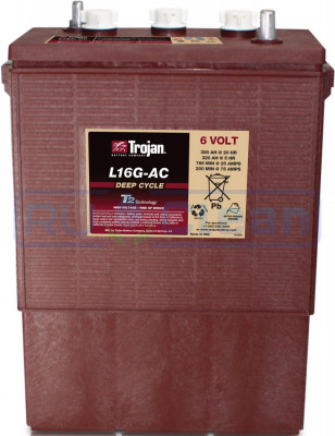 Аккумуляторная батарея Trojan L16G-AC (6В, 3320Ач, Acid)