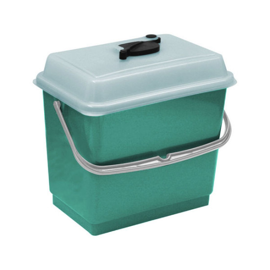 Ведро TTS (4л, для салфеток, 10шт, зеленый)