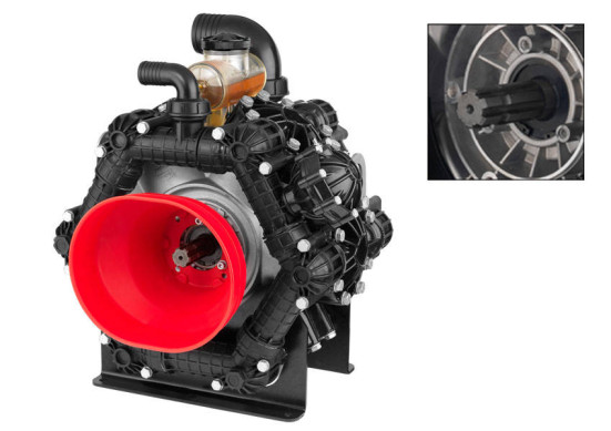 Мембранный насос AR 410 BP C/С (BlueFlex, 20 бар, 401.2 л/мин, ВОМ 1&quot;⅜)