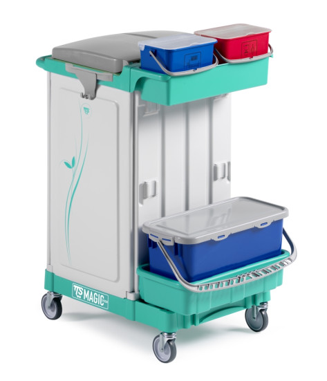 Тележка TTS Magic System 600P (20л, 2х4л, держ. мешка 150л)