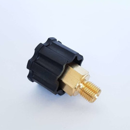 Переходник М22х1.5г-1/4"ш (лат/пласт)