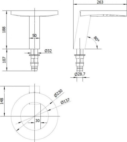 Сушилка для рук Nofer  CONCEPT3 (3 в 1, смеситель, дозатор мыла, черный)