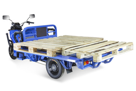 Трицикл электрический Rutrike Габарит 1700 60V1200W (серый)