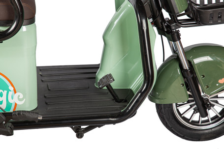 Трицикл электрический Rutrike Gelbert Kang (48/60V, 800W, зеленый) (0000266-3042)