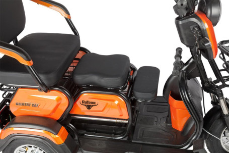  Трицикл электрический Rutrike Gelbert Caf 48V/60V 600Вт (красный)