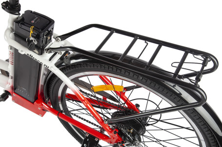 Электровелосипед Eltreco White (бело-зеленый)