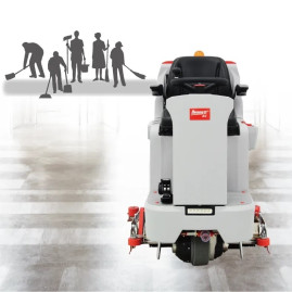 Поломоечная машина Bennett Hussar H120-75R PRO (300Ач, Li)