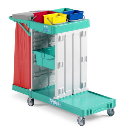 Тележка TTS Magic Line 330B (4х4л, выдв. ящик, держ. мешка 120л)