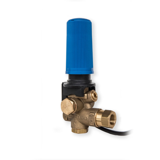 Регулятор давления Mazzoni (250бар, 35л/мин, 3/8&quot;г-3/8&quot;г, By-pass 3/8&quot;г, отв. маном. 1/4&quot;г, микр.)