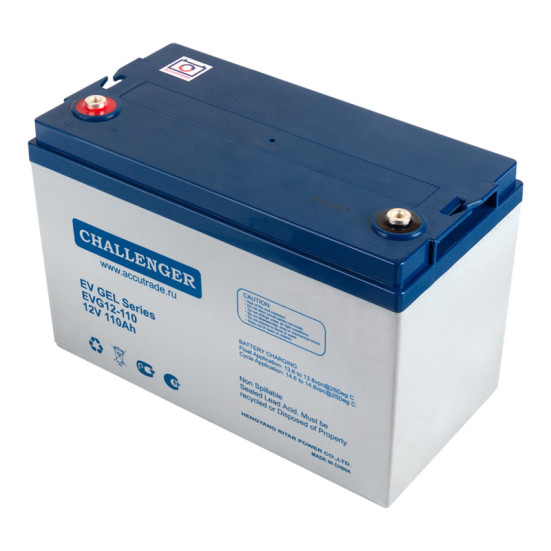 Тяговый аккумулятор CHALLENGER EVG12-150S (12В, 127Ач, GEL) (EVG12-150S)