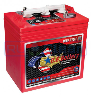 Тяговый аккумулятор U.S. Battery US 125 XC2 (6В, 198Ач, кислота)