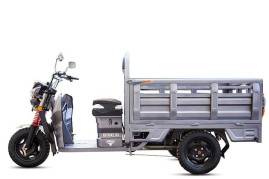 Трицикл электрический Rutrike Антей-У 1500 60V1000W (серый)