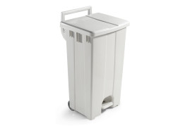 Контейнер мусорный TTS Derby (90л, серая крышка, серый)