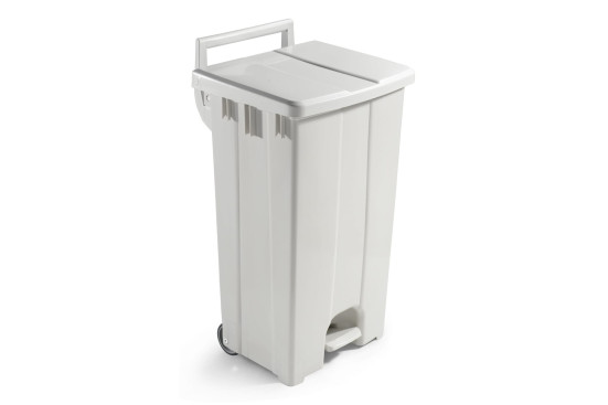 Контейнер мусорный TTS Derby (90л, серая крышка, серый)