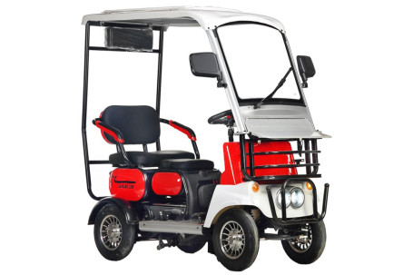 Трицикл электрический Rutrike Gelbert Lich(48/60V, 600W, красный) (0000145-3046)