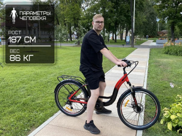 Электровелосипед Eltreco White (черный)