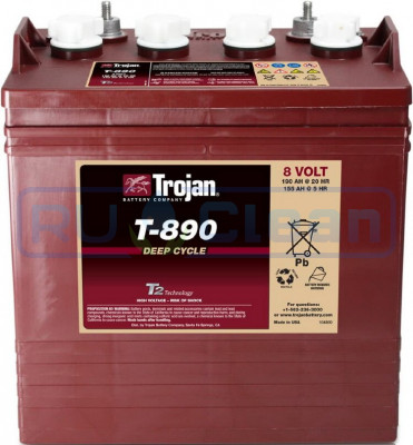 Аккумуляторная батарея Trojan T-890 (8В, 155Ач, Acid)