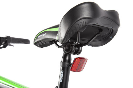 Электровелосипед Eltreco XT 600 D (черно-зеленый)